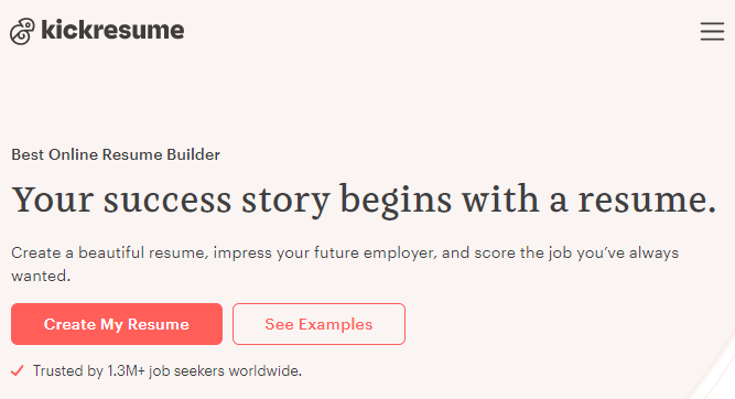 The Best Resume Builder Tools - KickResume